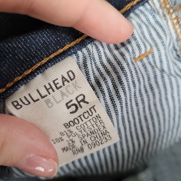 SOLD Bullhead Black Bootcut Dark Jeans - Picture 4 of 5